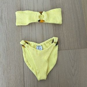 Hunza G Gloria bandeau bikini